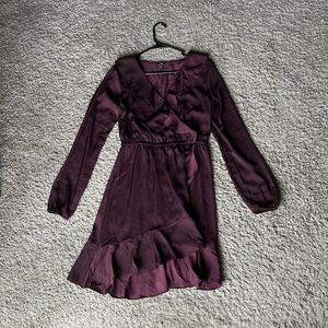 Express Long Sleeve Surplus mini dress